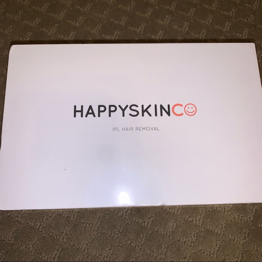 HAPPYSKINCO IPL hair removal handset (pink). Brand new sealed in box.